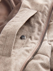 neutre - Signature Wool Blend Résistant à la douche Nova Fides Puffer Coat - Image 11 of 12