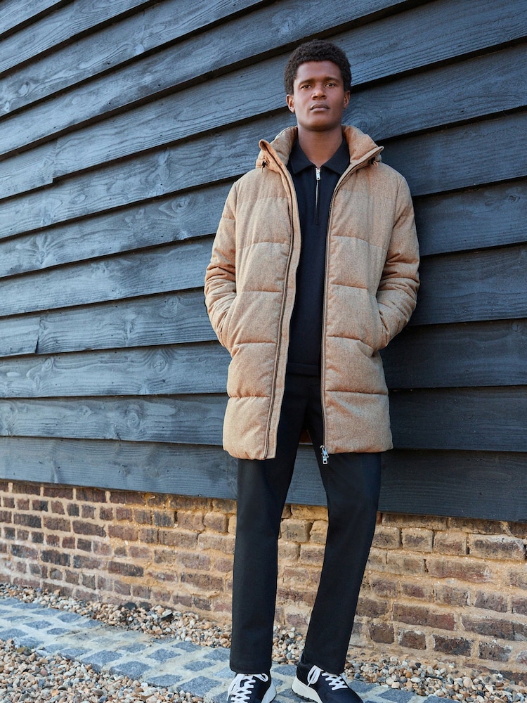 neutre - Signature Wool Blend Résistant à la douche Nova Fides Puffer Coat - Image 2 of 12