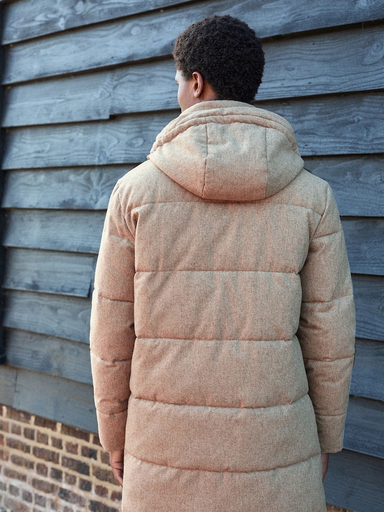 neutre - Signature Wool Blend Résistant à la douche Nova Fides Puffer Coat - Image 3 of 12
