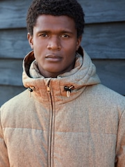neutre - Signature Wool Blend Résistant à la douche Nova Fides Puffer Coat - Image 5 of 12