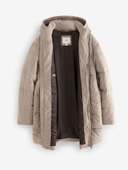 neutre - Signature Wool Blend Résistant à la douche Nova Fides Puffer Coat - Image 8 of 12