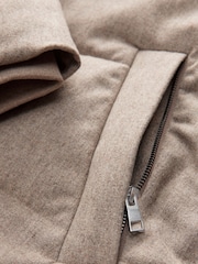 neutre - Signature Wool Blend Résistant à la douche Nova Fides Puffer Coat - Image 9 of 12