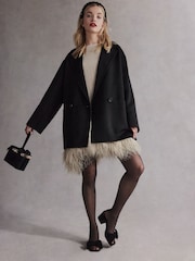 Black Tabitha Simmons Liv Leather Bow Block Mules - Image 5 of 13