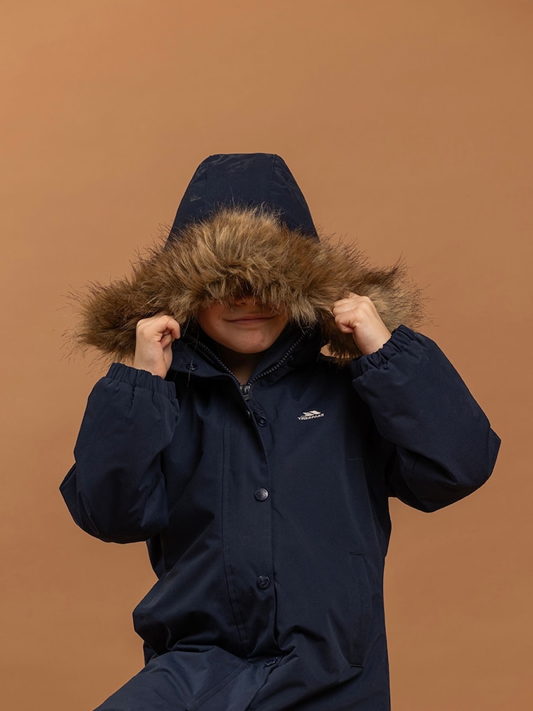 Trespass Blue Waterproof Astound Rainwear Jacket - Image 1 of 5 Trespass Blue Waterproof Astound Rainwear Jacket - Image 1 of 5