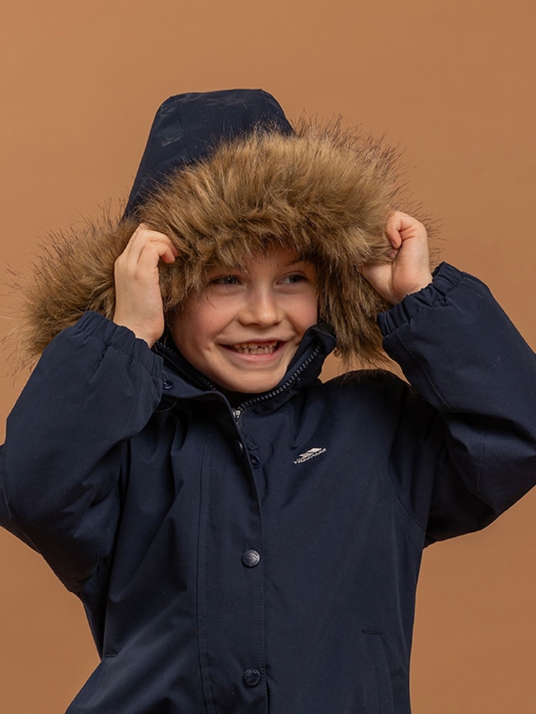 Trespass Blue Waterproof Astound Rainwear Jacket - Image 2 of 5 Trespass Blue Waterproof Astound Rainwear Jacket - Image 2 of 5