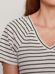 Monsoon Saskia T-Shirt mit Streifen - Bild 4 von 5