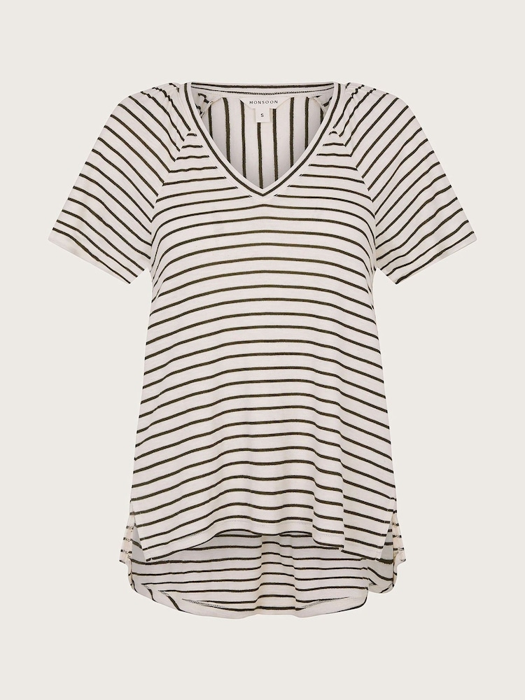 Monsoon Saskia T-Shirt mit Streifen - Bild 5 von 5