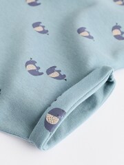 Blue Character Baby Jersey 100% Cotton Rompers 4 Pack - Image 10 of 11