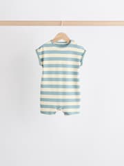 Blue Character Baby Jersey 100% Cotton Rompers 4 Pack - Image 5 of 11