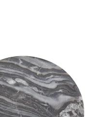 Maison by Premier Grey Marble Round Paddle Serving Board - Image 5 of 6