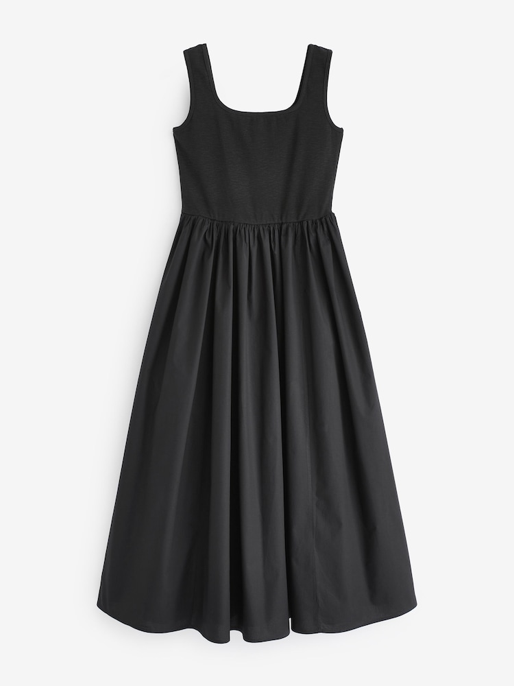 Nobody's Child Black Plain Colorado Midi Dress - Image 5 of 5