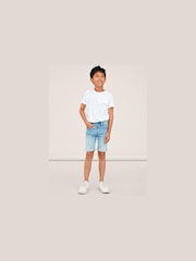 Name It Blue Slim Denim Shorts - Image 1 of 5