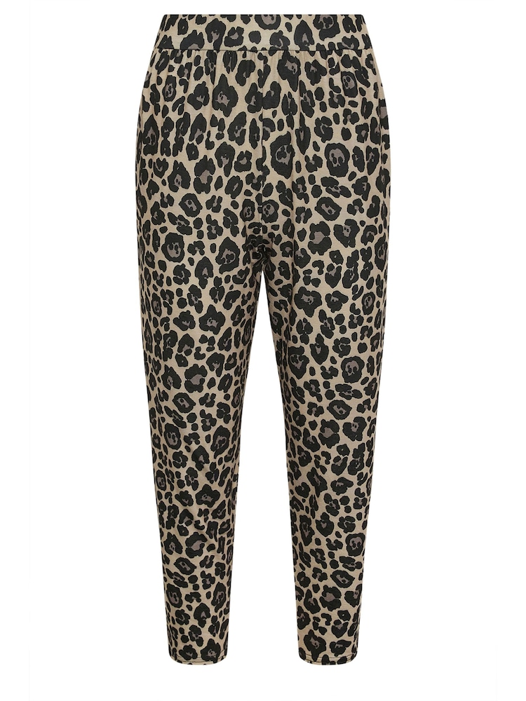 PixieGirl Petite Animal Leopard Print Harem Trousers - Image 5 of 5