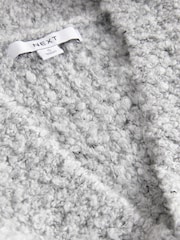 Grey Boucle V-Neck Knitted Tank Vest - Image 8 of 9