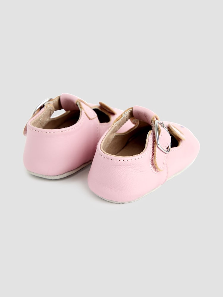Zapatos de piel infantiles para primeros pasos de JoJo Maman Bébé - Imagen 2 de 4