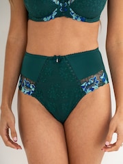 Pour Moi Dark Green High Waist Sofia Knickers - Image 2 of 4
