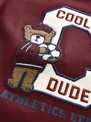 Navy Blue/Burgundy Red Varsity - Gewebte Pyjamahosen aus 100 % Baumwolle, 2er-Pack (9 M.-8 J.), kariert - Bild 8 von 10