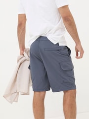 FatFace Blue Snowdon Hybrid Cargo Shorts - Image 3 of 5