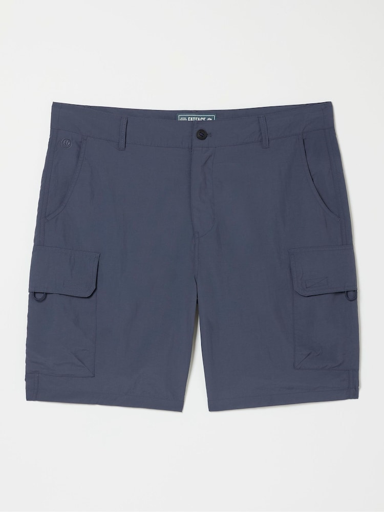 FatFace Blue Snowdon Hybrid Cargo Shorts - Image 5 of 5 FatFace Blue Snowdon Hybrid Cargo Shorts - Image 5 of 5