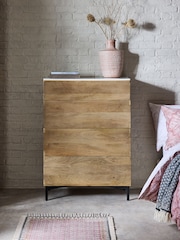 French Connection Natural Spencer Chest of Drawers - Image 2 of 8