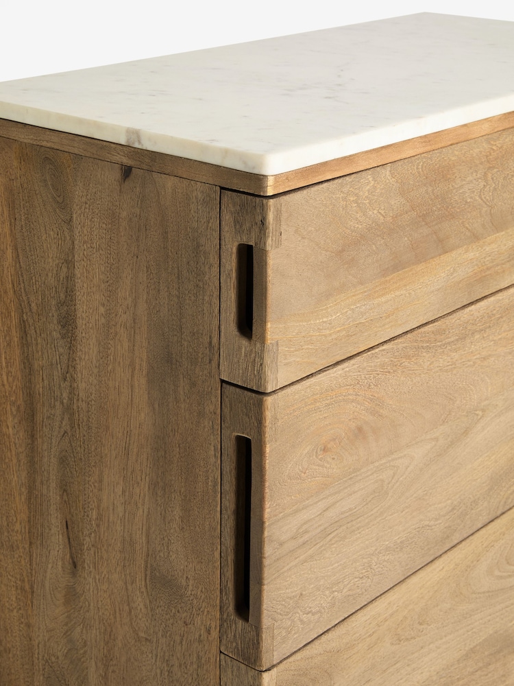 French Connection Natural Spencer Chest of Drawers - Image 8 of 8