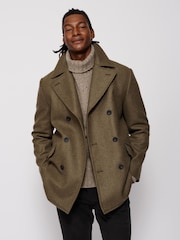 Aubin Wragby Double Breasted Wool Coat - Image 1 of 11