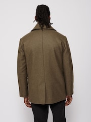 Aubin Wragby Double Breasted Wool Coat - Image 2 of 11