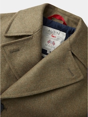 Aubin Wragby Double Breasted Wool Coat - Image 8 of 11