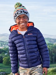 Mountain Warehouse Dark Blue Seasons II Kids Water-Resistant Padded Jacket - Image 1 of 5