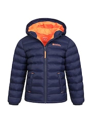 Mountain Warehouse Dark Blue Seasons II Kids Water-Resistant Padded Jacket - Image 2 of 5