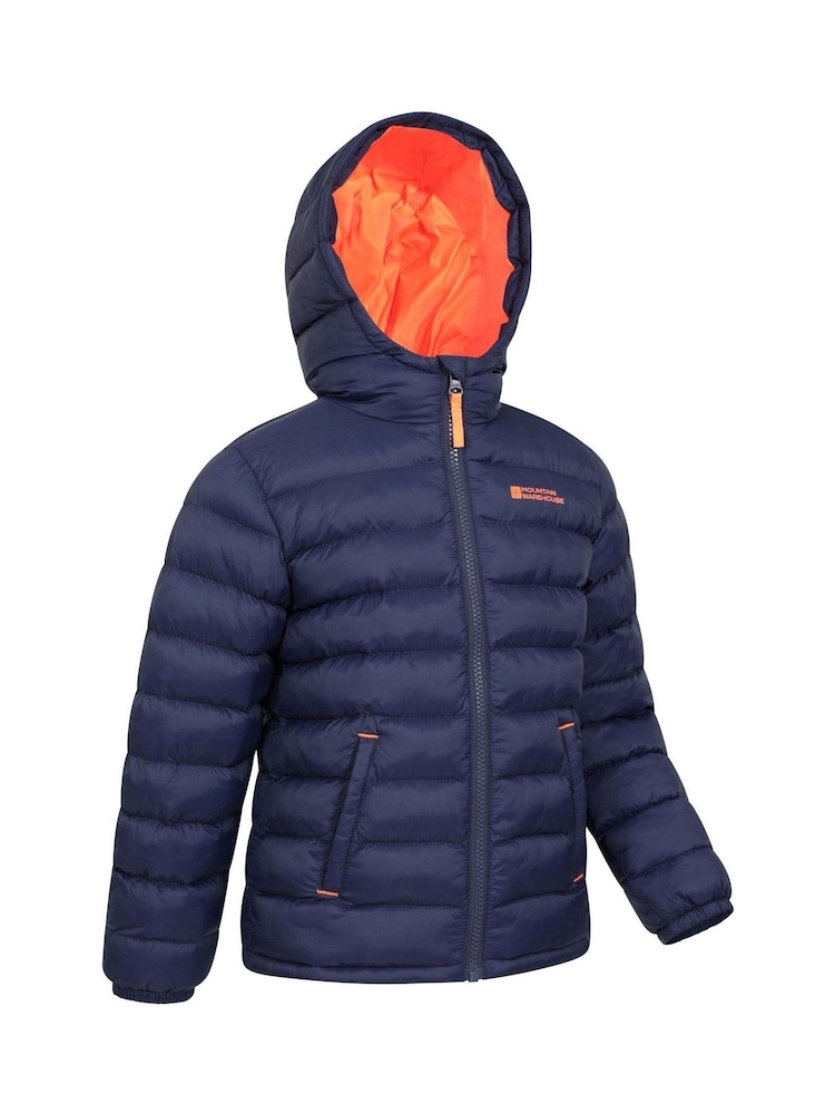 Mountain Warehouse Dark Blue Seasons II Kids Water-Resistant Padded Jacket - Image 5 of 5