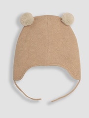 JoJo Maman Bébé Brown Bear Hat - Image 2 of 3