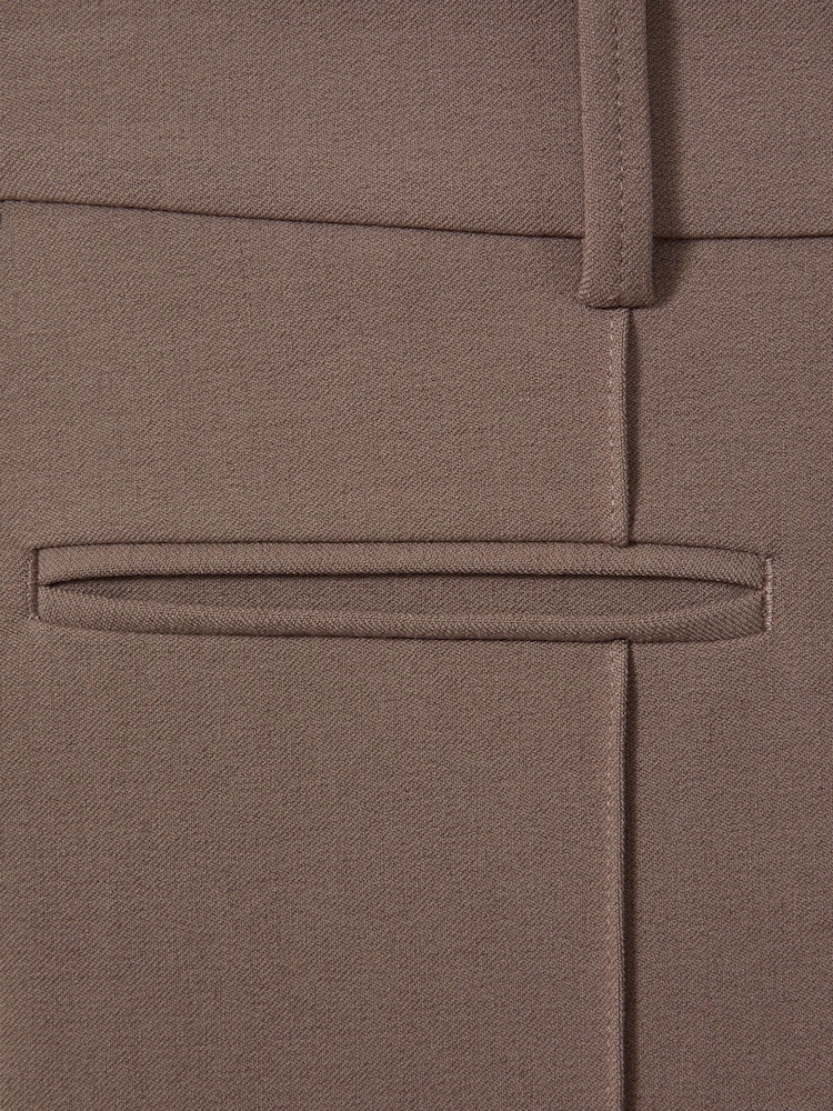 Reiss Mink Neutral Claude High Rise Flared Trousers - Image 5 of 5