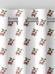Sophie Allport White Strawberries Made to Measure Curtains - Image 8 of 9