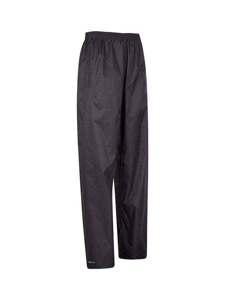 Black - Mountain Warehouse Womens Pakka Waterproof Over Trousers - Image 2 of 4