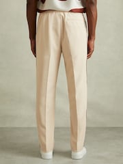 Reiss Roy Relaxed Contrast Pipe Detail Trousers - Imagen 4 de 6
