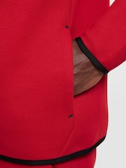 Nike Gym Red Tech Fleece Zip Up Hoodie - Image 6 of 11