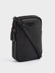 OSPREY LONDON The Onyx Leather Black Phone Bag - Image 2 of 7