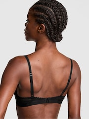 Victoria's Secret PINK Black Dainty Dot Balcony Lace Bra - Image 2 of 4