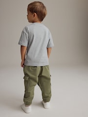 Khaki/Grey T-Shirt and Cargo Trousers Set (3mths-7yrs) - Image 2 of 9