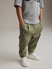 Khaki/Grey T-Shirt and Cargo Trousers Set (3mths-7yrs) - Image 3 of 9