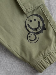 Khaki/Grey T-Shirt and Cargo Trousers Set (3mths-7yrs) - Image 7 of 9
