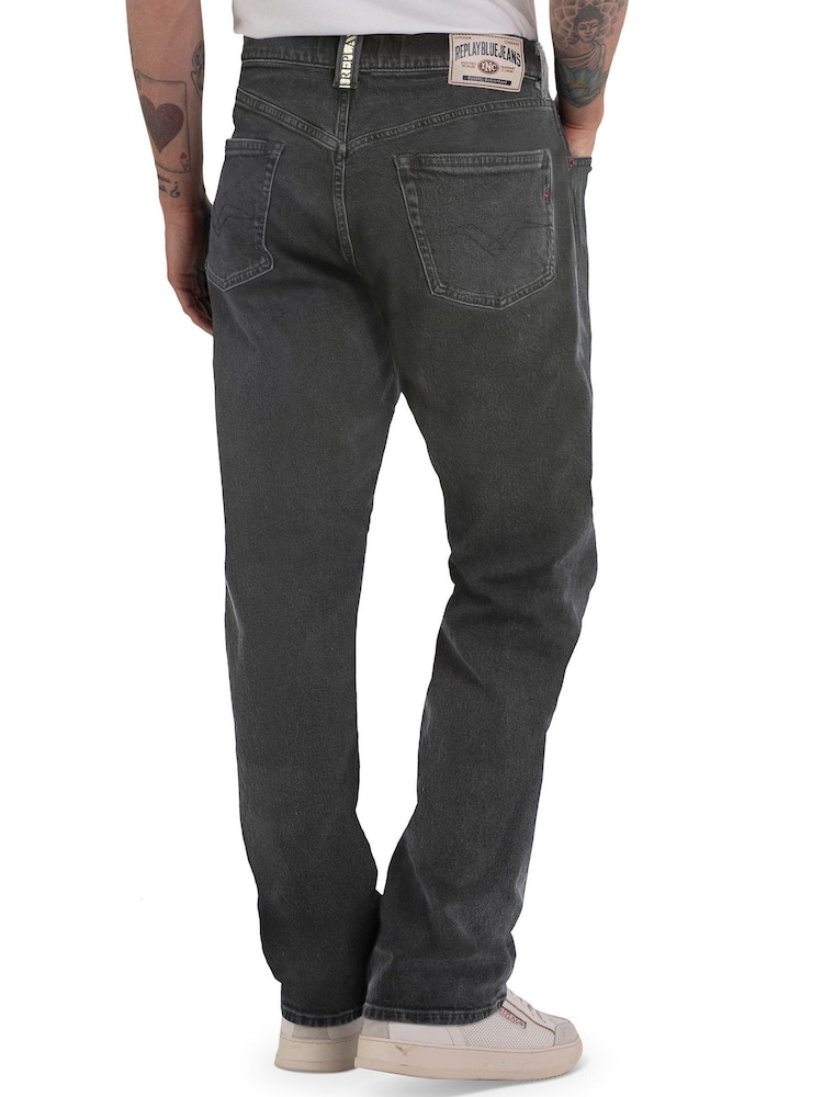 Replay Black 9Zero1 Collection Regular Straight Jeans - Image 3 of 3