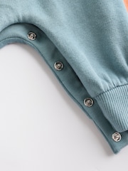 Blue Baby Sweat Romper - Image 6 of 7