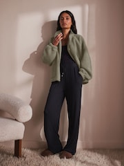 Khaki Green Borg Bomber Jacket - Image 2 of 10