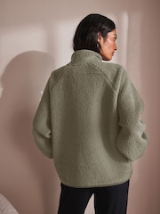 Khaki Green Borg Bomber Jacket - Image 4 of 10
