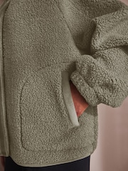 Khaki Green Borg Bomber Jacket - Image 6 of 10