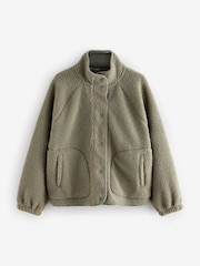 Khaki Green Borg Bomber Jacket - Image 7 of 10