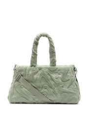 Nike Green Sportswear Faux Fur Tote Bag (10L) - Image 1 of 17