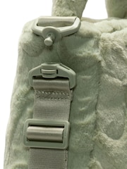 Nike Green Sportswear Faux Fur Tote Bag (10L) - Image 12 of 17